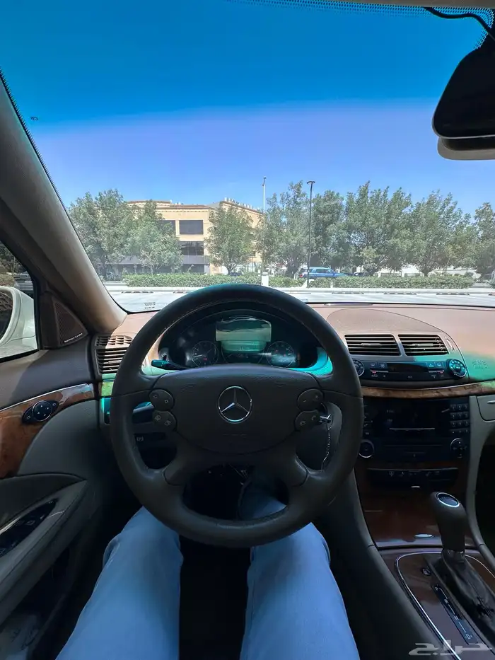 مرسيدس E230 موديل 2007 نظيفة جد ا   كيت AMG E63 16