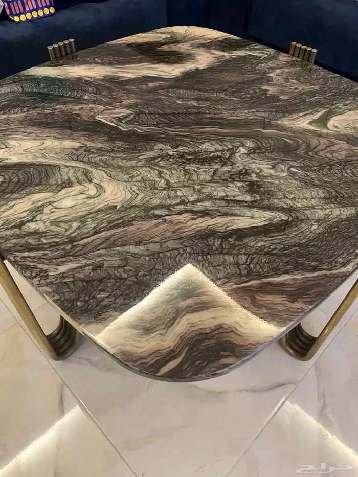 طاوله قهوه مع 2 طاولات خدمه 0