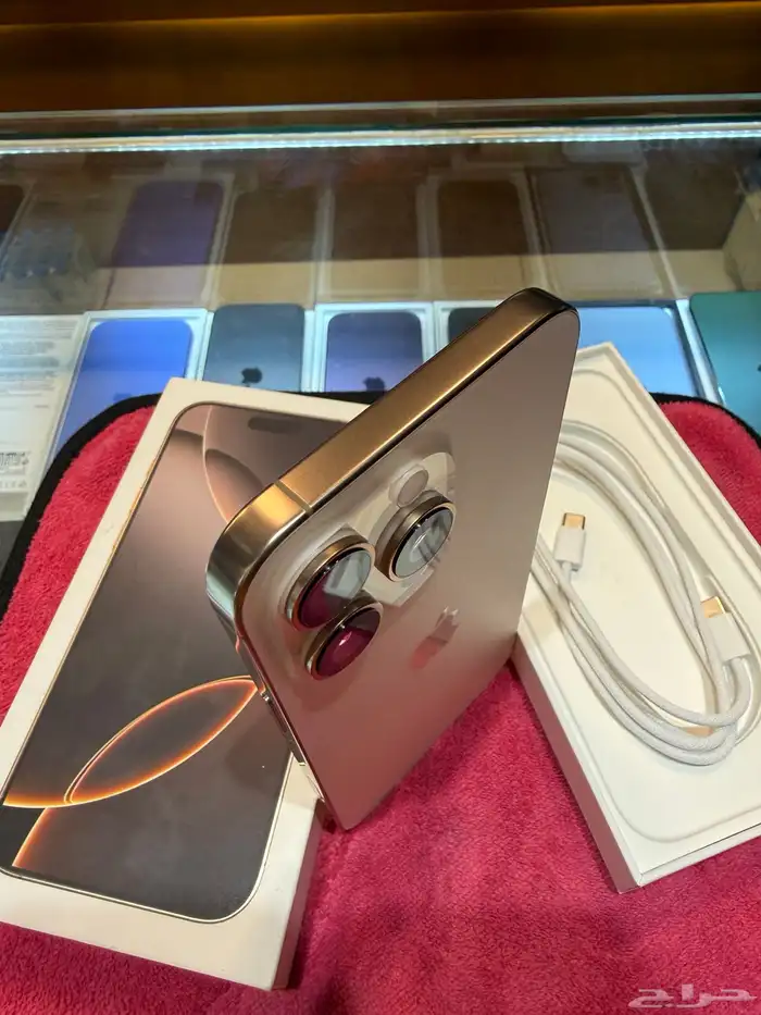 آيفون 16 برو ماكس 512 قيقاء جديد نو اكت  مع كرتونه 7