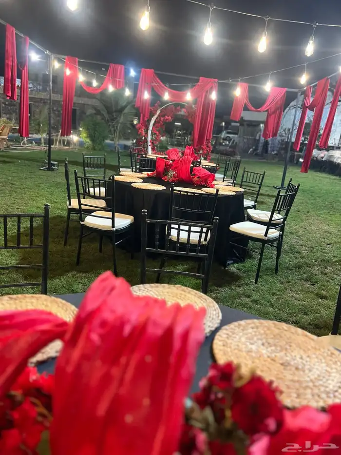 تاجير كراسي طاولات جلسات كنب كوش مداخل مكيفات حفلات تنسيق 17