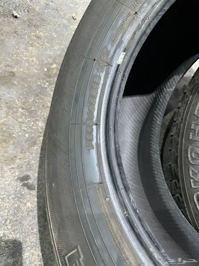 كفرات يوكهاما وكاله مقاس 265 65 18 7