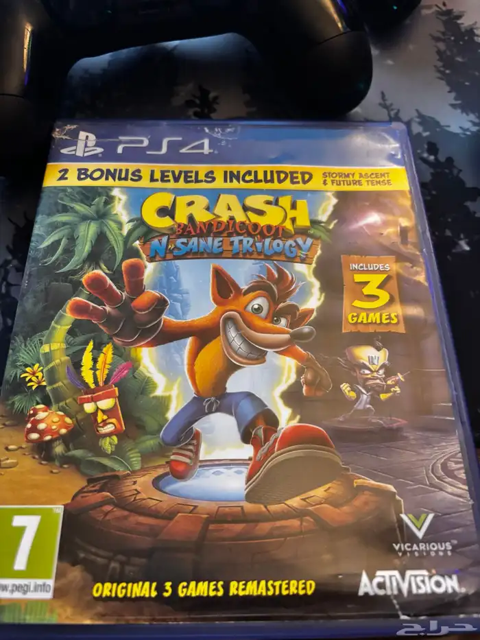 ايادي سوني فور وشريط كراش اصلية 0