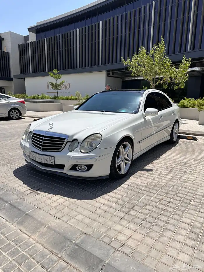 مرسيدس E230 موديل 2007 نظيفة جد ا   كيت AMG E63 0
