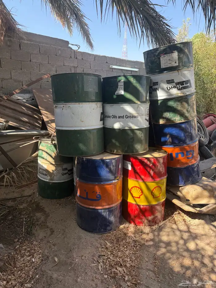 براميل زيت فارغه جديد 0