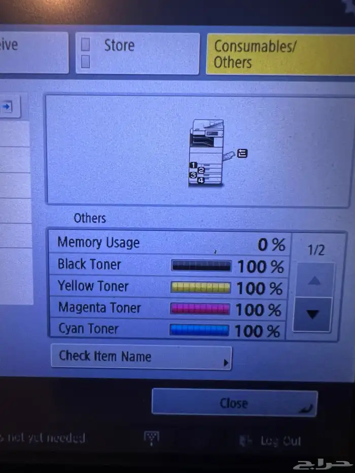 طابعة كانون C5560i طباعة 60 صورة في الدقيقة بحالة ممتازة 2