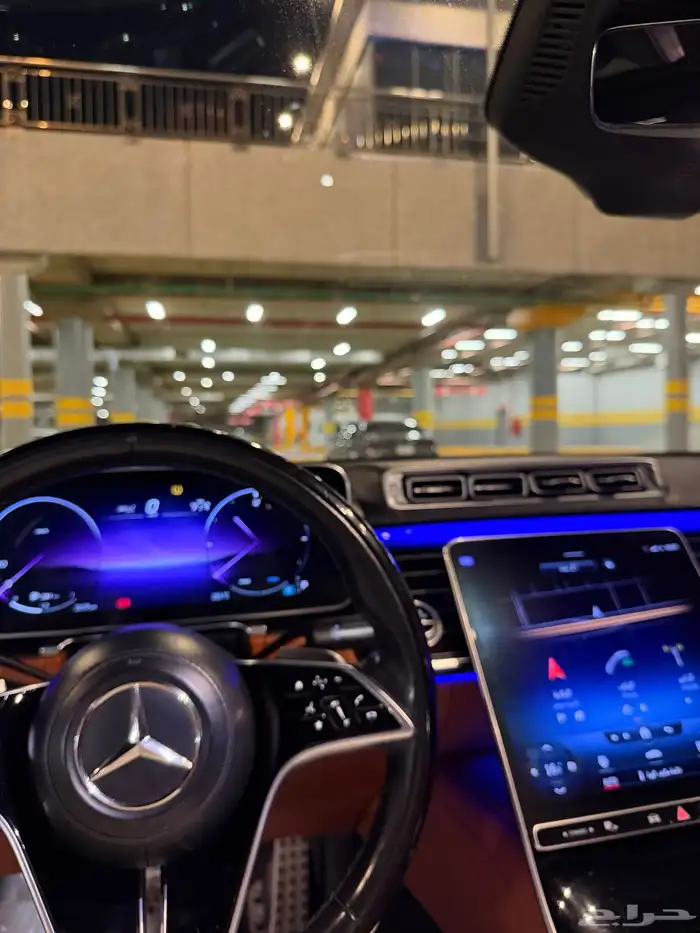 مرسدس S450 2023 جفالي اسود ملكي 25