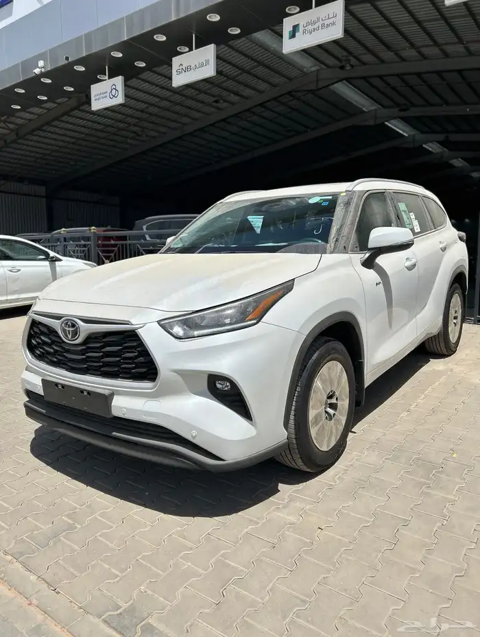 تويوتا هايلاندر GLE هايبرد 2025 ابيض 160800 شامل الضريبة 1