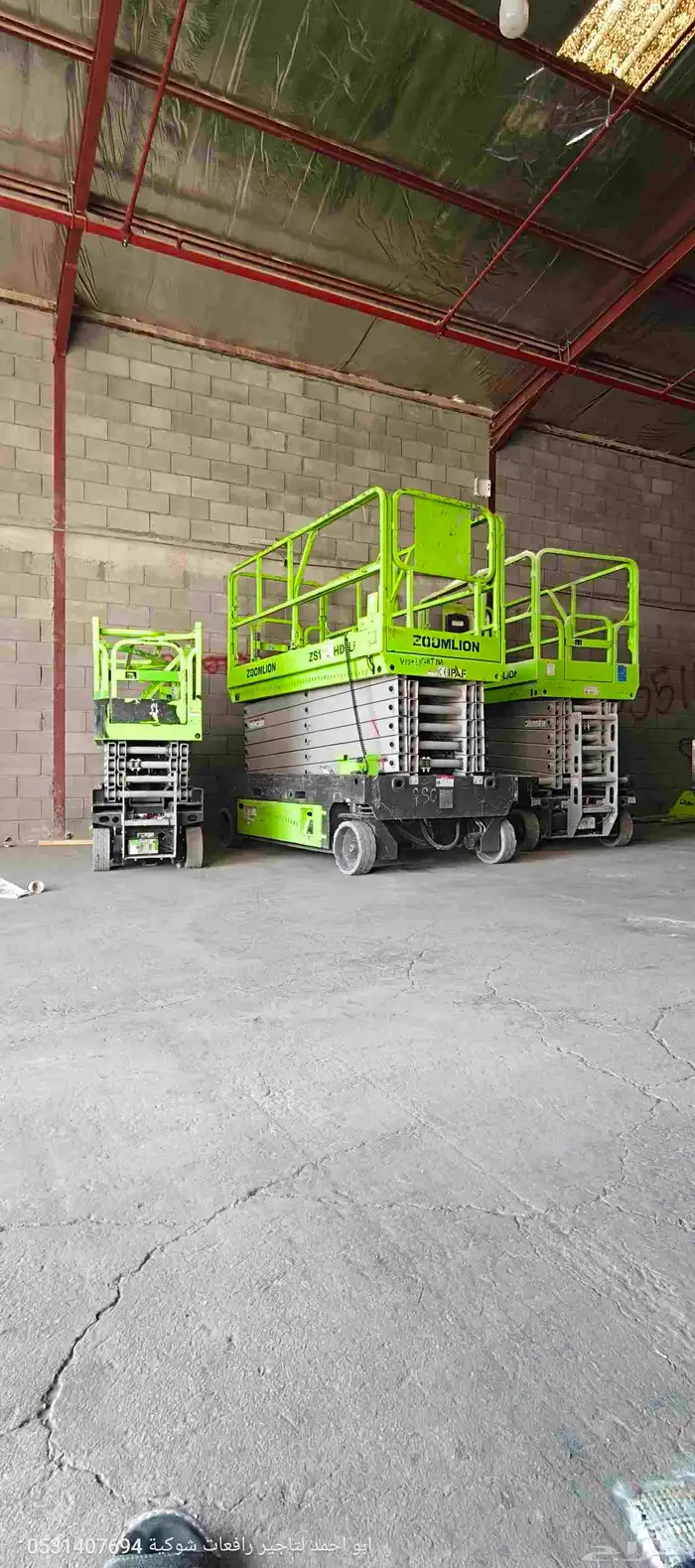 سيزرلفت مانلفت رافعة شوكية جيسبي تليهندر فوركلفت كرين ايجار 1