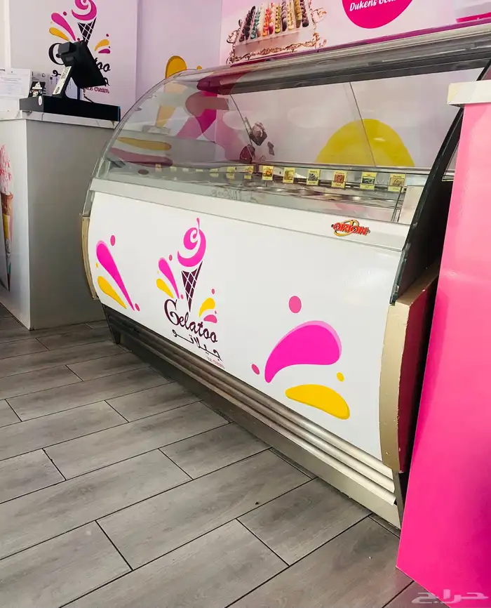 ثلاجة عرض ايس كريم للبيع 0