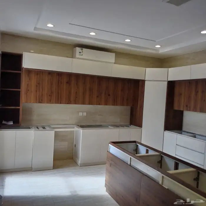 مطابخ ألمنيوم مودرن صاج ألماني وخشب 2