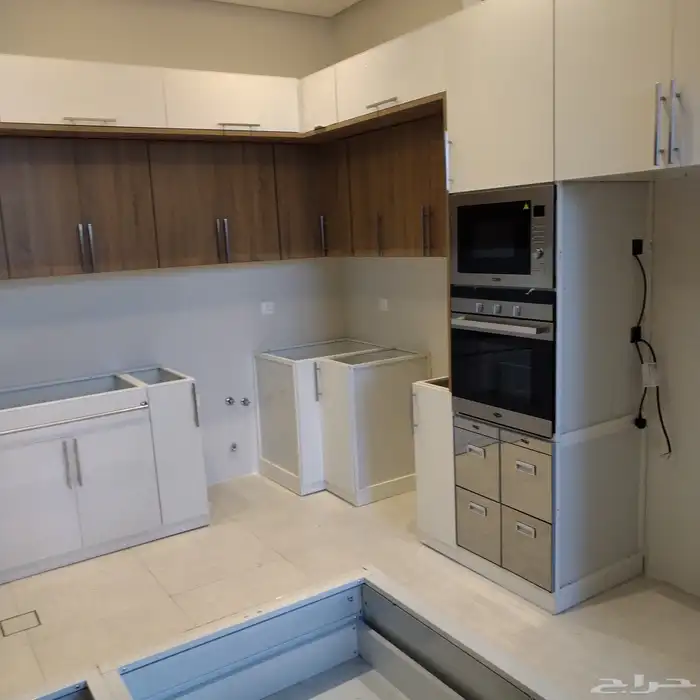 مطابخ ألمنيوم مودرن صاج ألماني وخشب 3