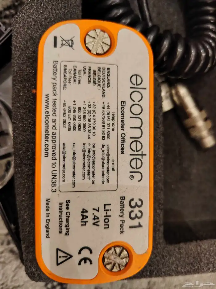 جهاز elcometer 331 ل تحديد موقع وقياس عمق و قطر اقطار تسليح 2