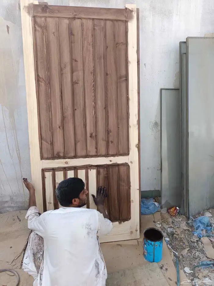 ابواب خشب سويدي 0