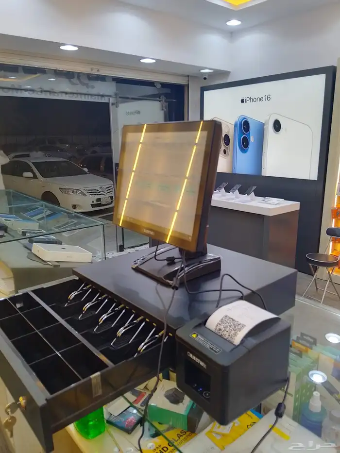 كاشير مطعم جهاز كاشير كافي كاشير مغسله كاشير جوالات اجهزه 0