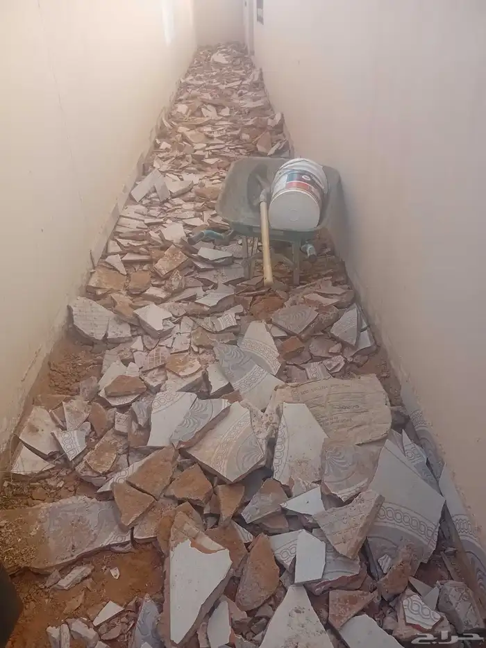 Ceramic tiles painted work craftsmanship 2