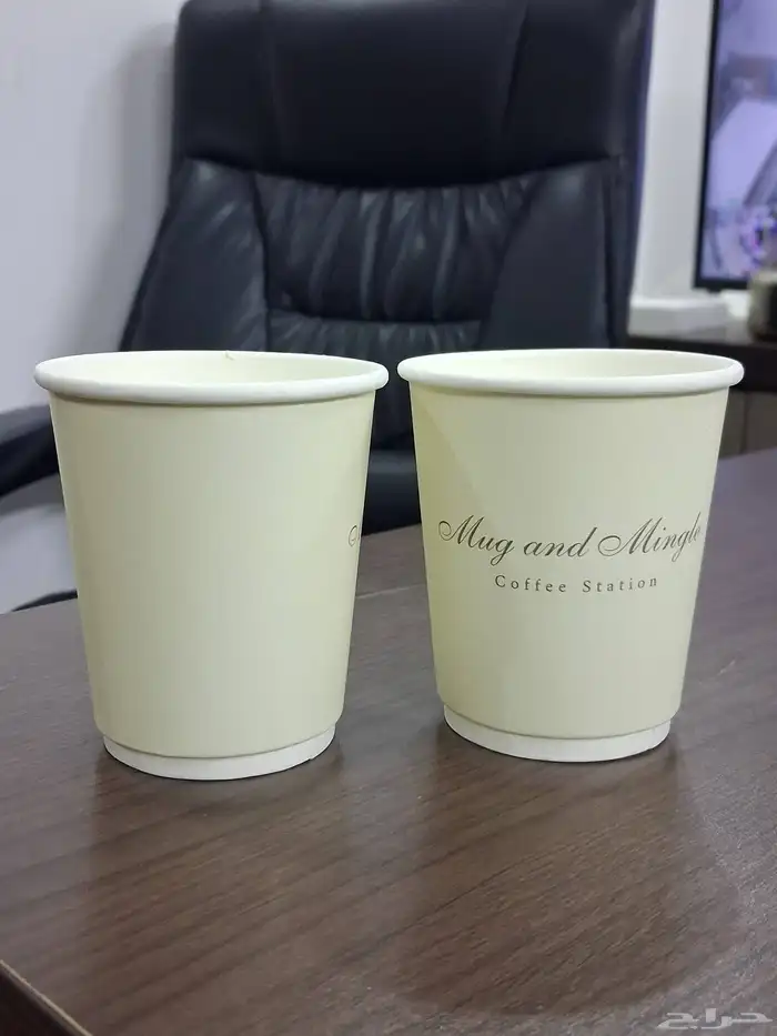 طباعة أكواب ورقية وبلاستيكية ملونة ستكرات ملصقات ورق زبدة 4