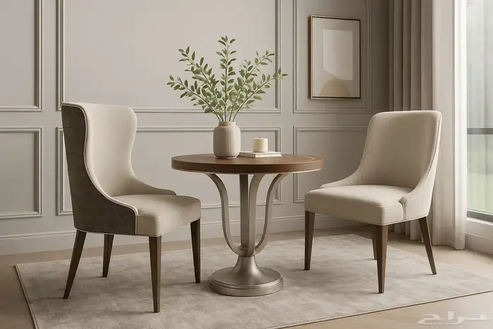 طاوله واثنين كرسي براند انجليزي 0