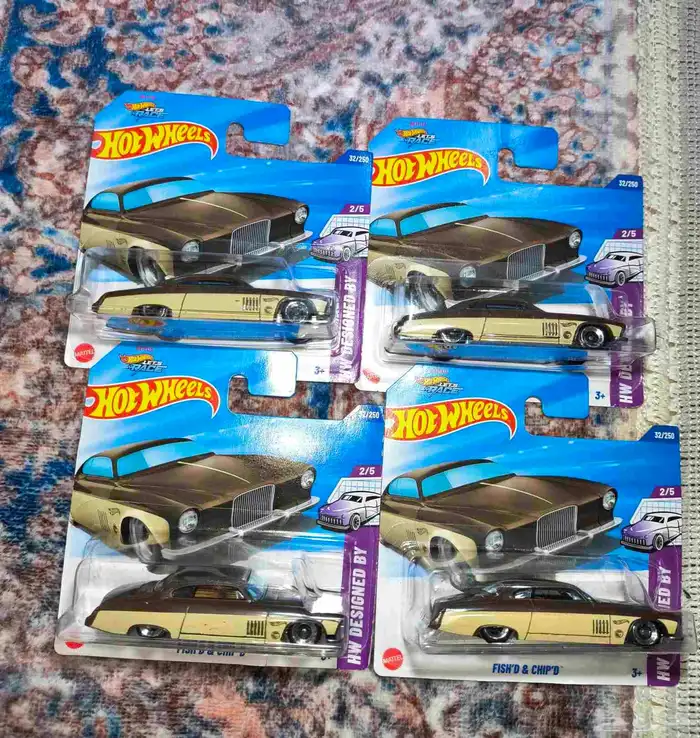 سيارات هوت ويلز Treasure Hunt نادرة (عدد 4 حبات) 0