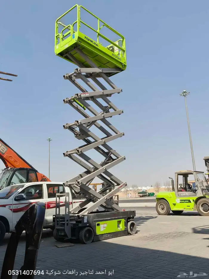 سيزرلفت مانلفت رافعة شوكية جيسبي تليهندر فوركلفت كرين ايجار 9