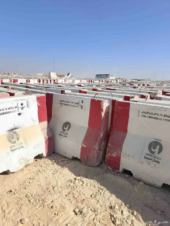 حواجز خرسانية صبيات نيوجرسي مستعملة سفتي 1.5 مستعمل شبه الجد 0