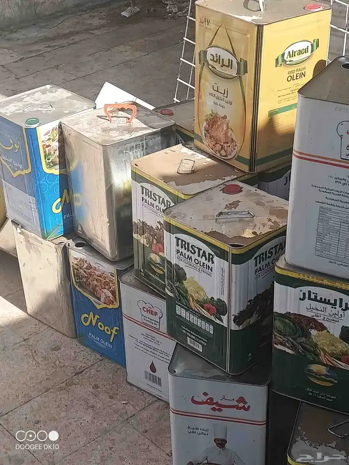 صفيح تنك زيت فاضي للبيع 0