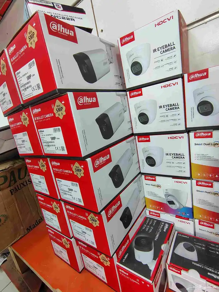 satellite dish receiver and camera installation 4