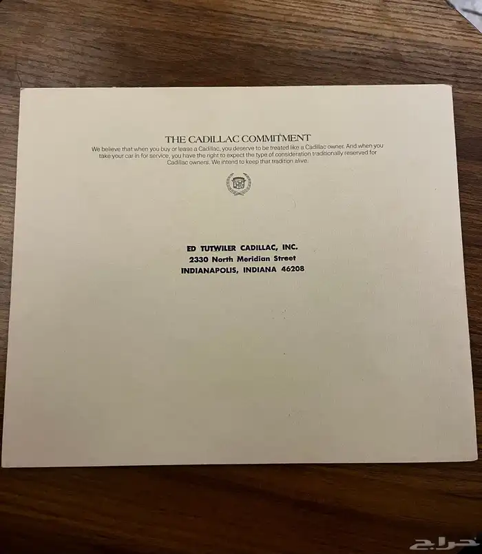 بروشور كاديلاك 1981 1