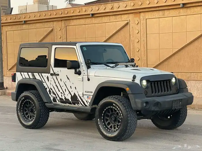 رانجلر سبورت 2015 قير عادي نظيف جدا 7