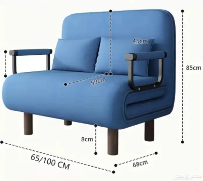 كنب سرير فخم 3 في 1 1