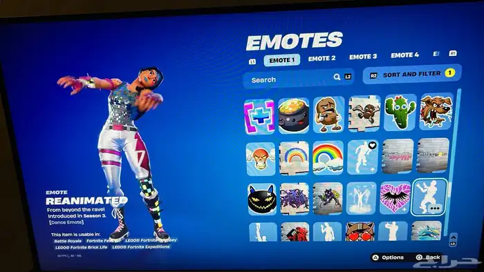 حساب فورت نايت سكنات من سيزون 1 11