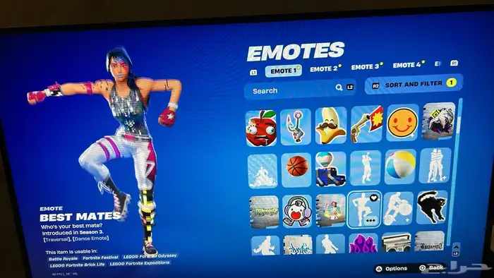 حساب فورت نايت سكنات من سيزون 1 15