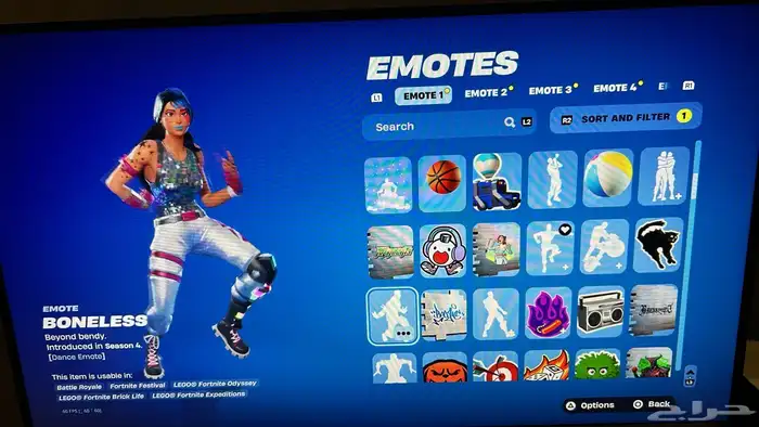 حساب فورت نايت سكنات من سيزون 1 12