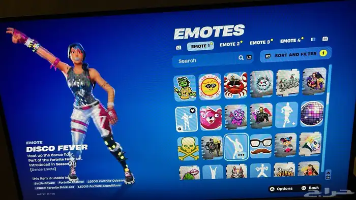 حساب فورت نايت سكنات من سيزون 1 19