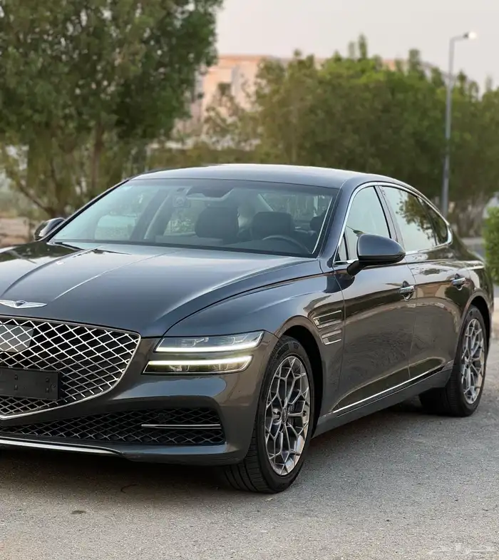 جينسس G80 رويال V6 ممشى قليل شرط بالكامل بحالة الجديد 49