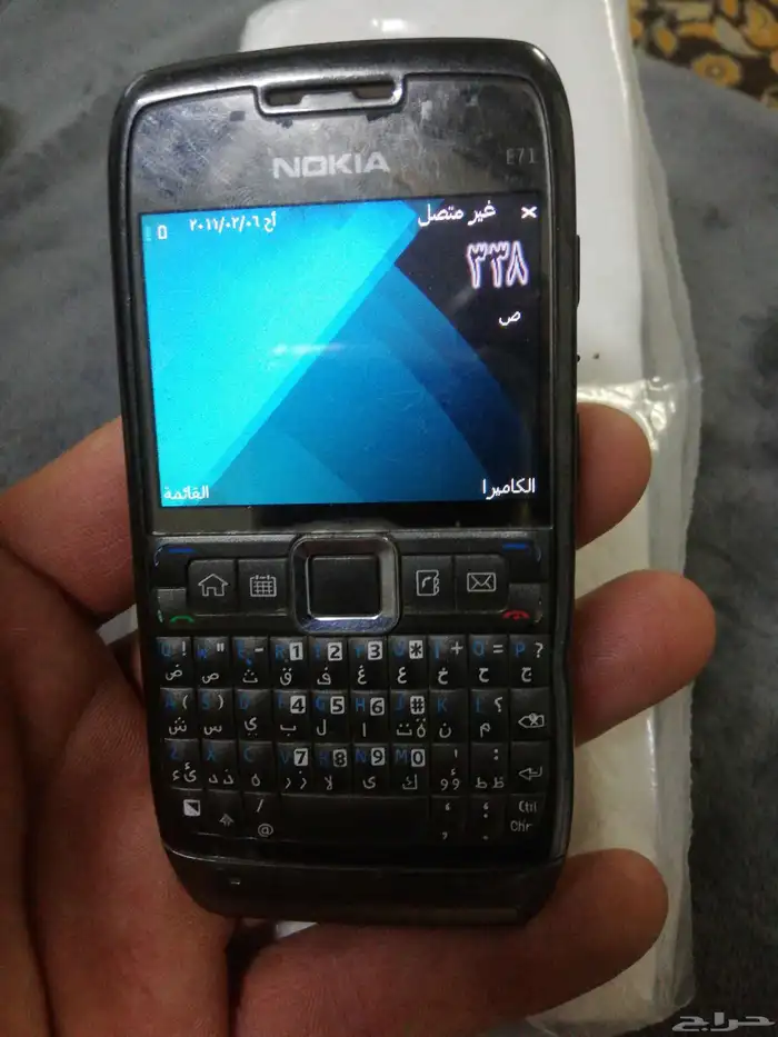 جوال نوكيا موديل E71 صناعه فلندي اصلي وكاله 3