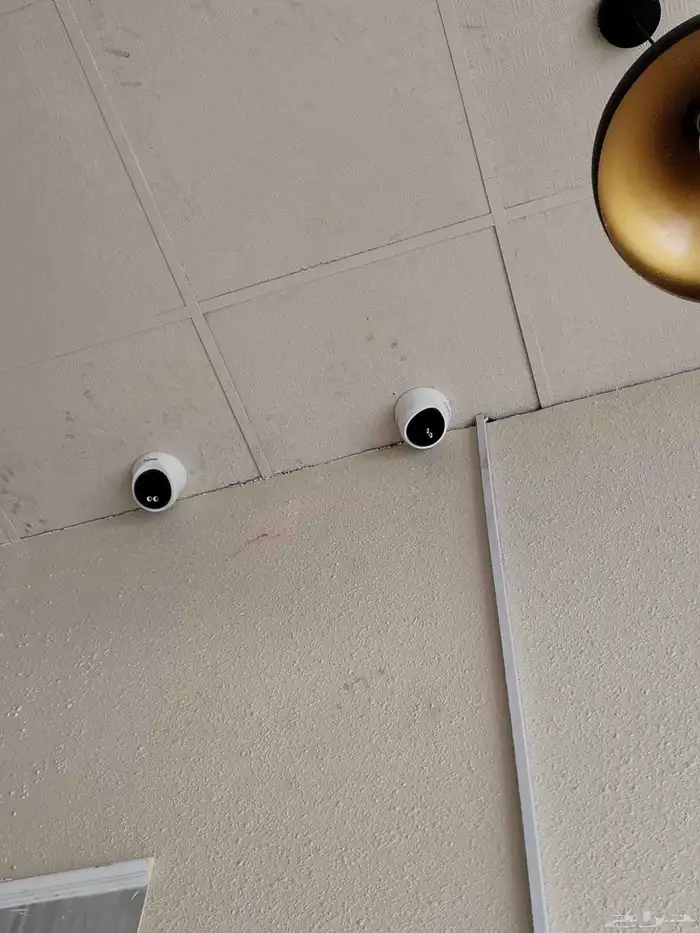 4 كاميرات مراقبة مع جهاز التسجيل والشاشة 5