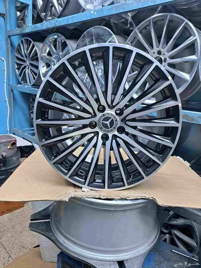 جنوط مرسيدس c200 موديل 2025 مقاس 19 اصليه وكاله 9