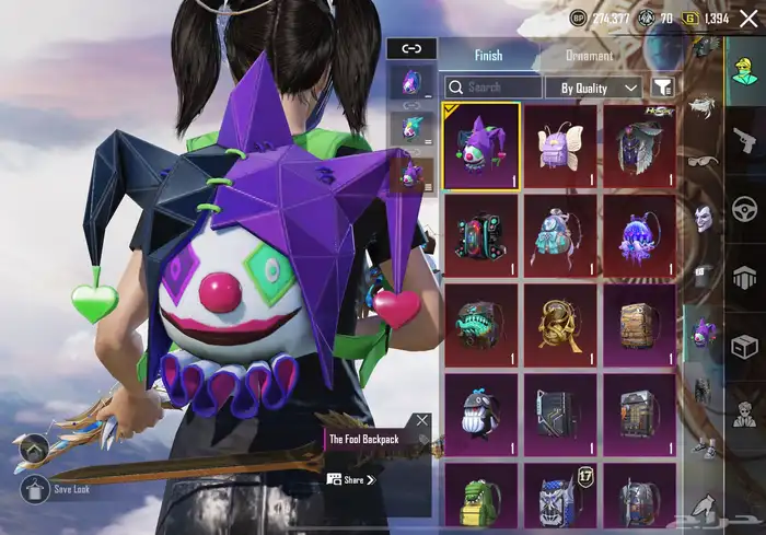 حساب ببجي اسطوري 5