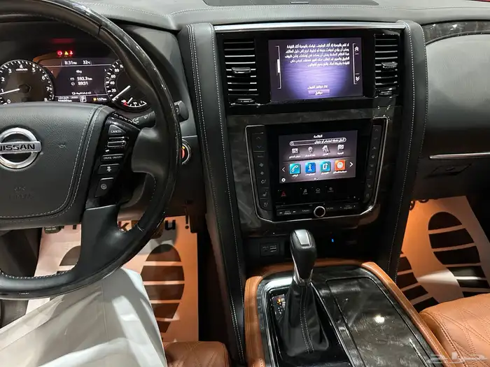 نيسان باترول بلاتينيوم موديل 2021 فل كامل 8 سلندر 16
