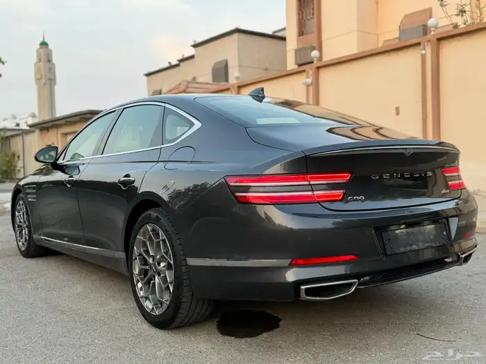 جينسس G80 رويال V6 ممشى قليل شرط بالكامل بحالة الجديد 30