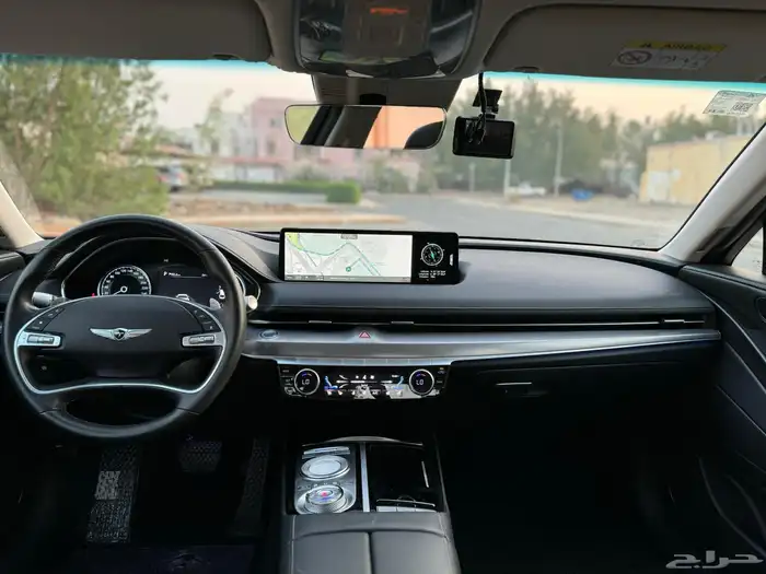 جينسس G80 رويال V6 ممشى قليل شرط بالكامل بحالة الجديد 9