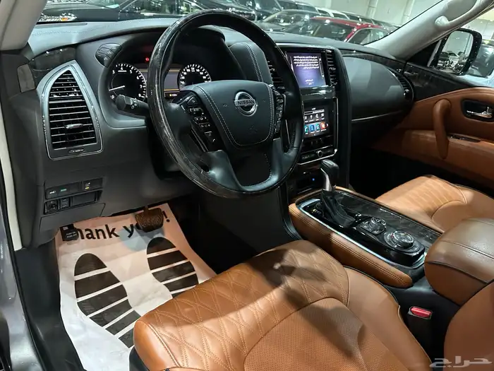 نيسان باترول بلاتينيوم موديل 2021 فل كامل 8 سلندر 18