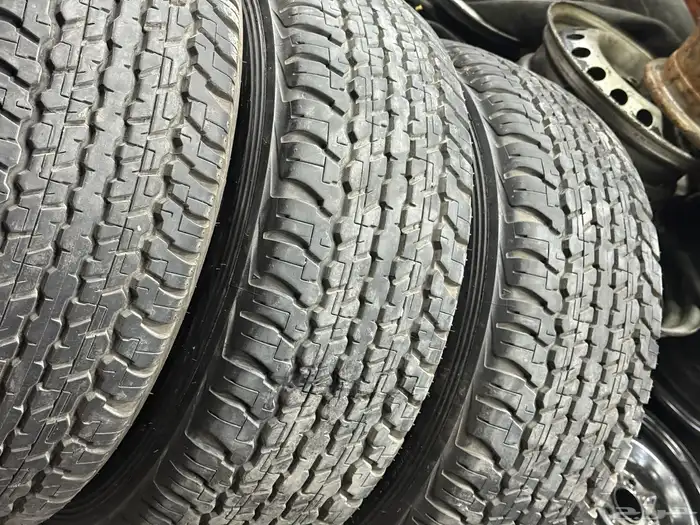 اربعه كفرات دلوب بنجيب بناجر شبه الجديد مقاس 17-65-275 6