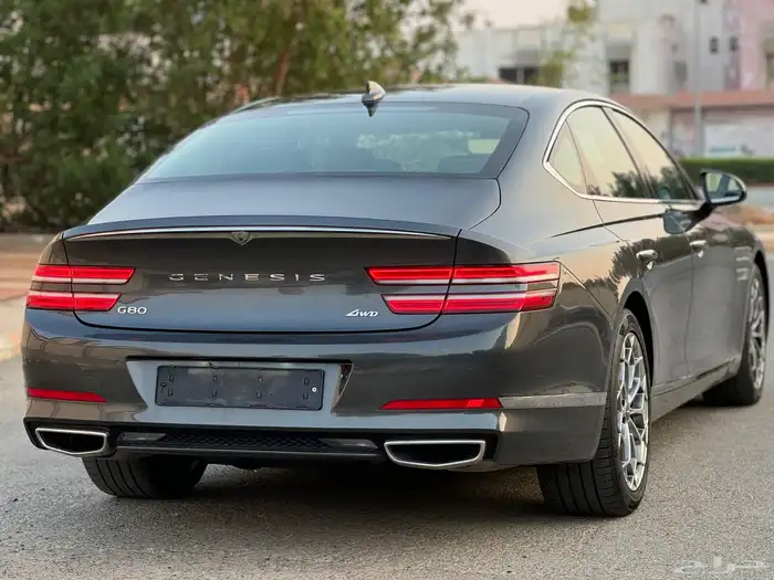 جينسس G80 رويال V6 ممشى قليل شرط بالكامل بحالة الجديد 36