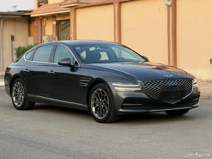 جينسس G80 رويال V6 ممشى قليل شرط بالكامل بحالة الجديد 34