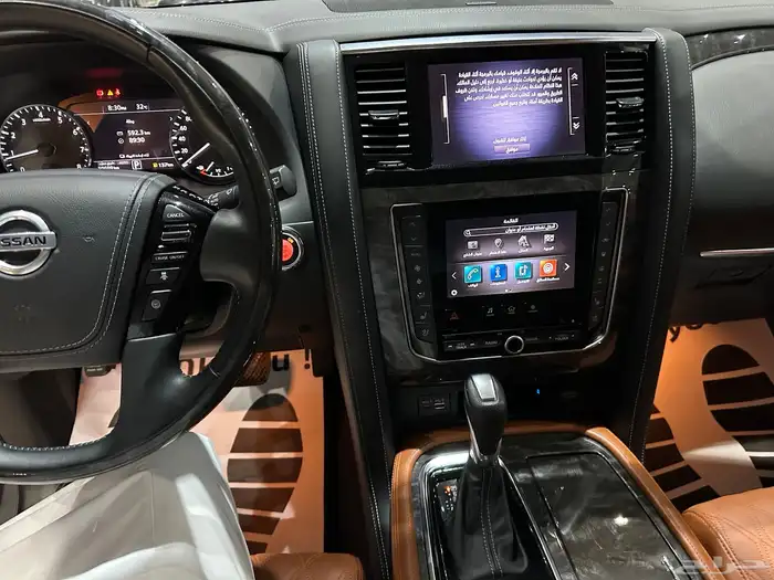 نيسان باترول بلاتينيوم موديل 2021 فل كامل 8 سلندر 9