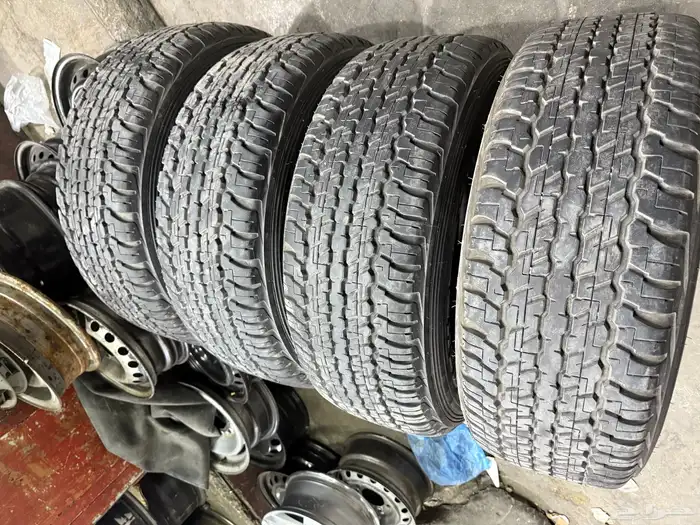 اربعه كفرات دلوب بنجيب بناجر شبه الجديد مقاس 17-65-275 13