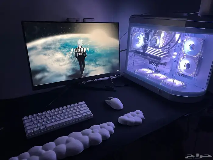 تجميعة pc rtx4070 super بيضاء 0