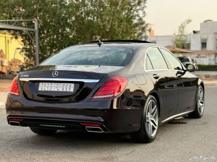 مرسيدس S400 جفالي مراتب طيارة قمة النظافة 2016 12