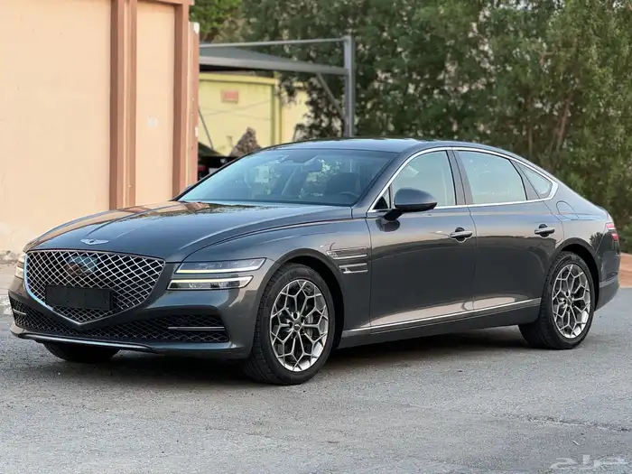 جينسس G80 رويال V6 ممشى قليل شرط بالكامل بحالة الجديد 32